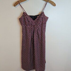 Shoshanna 100% Silk Geo Pattern Dress, Sz 8